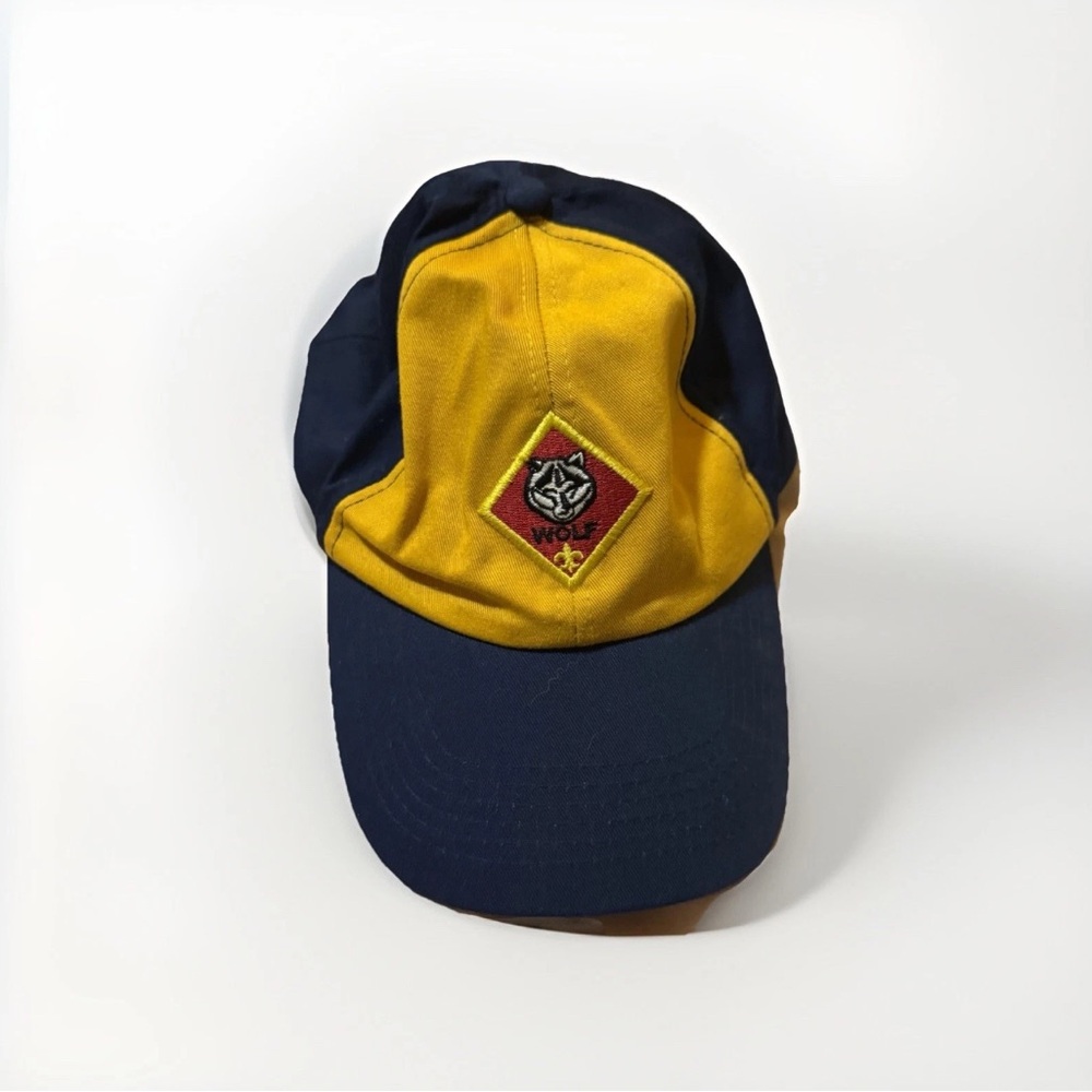 Wolf Scout Cub Scouts BSA Hat Cap Adjustable Snapback M/L